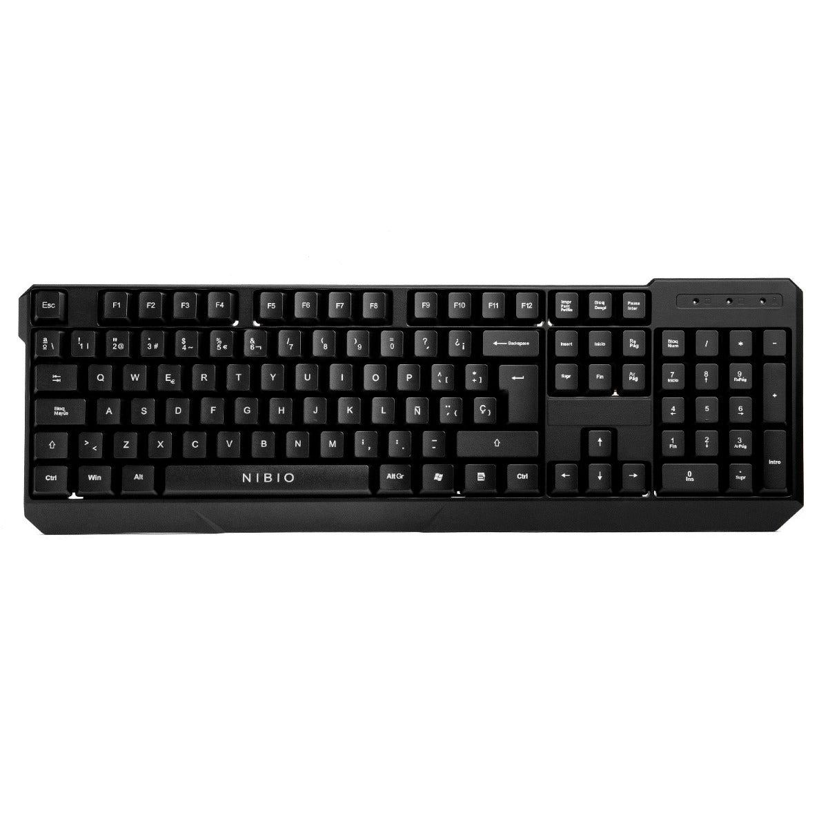 Teclado Gamer Nibio Strike RGB Negro Openbox