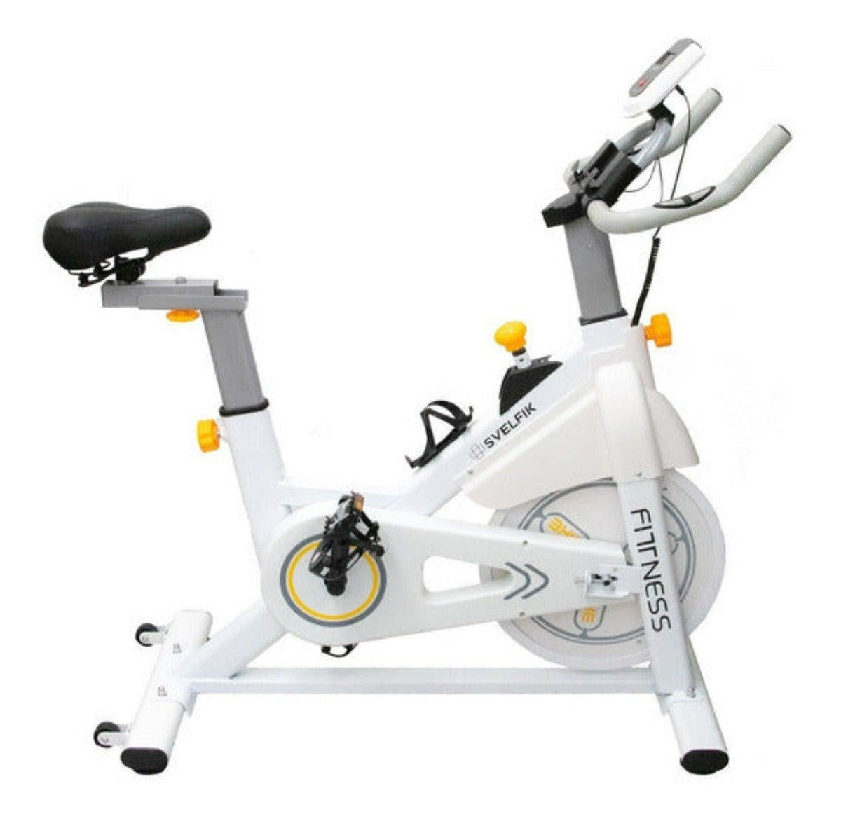 Bicicleta Spinning Nibio JFT002 8KG Blanco Reacondicionada Grado A 24 Meses de Garantía
