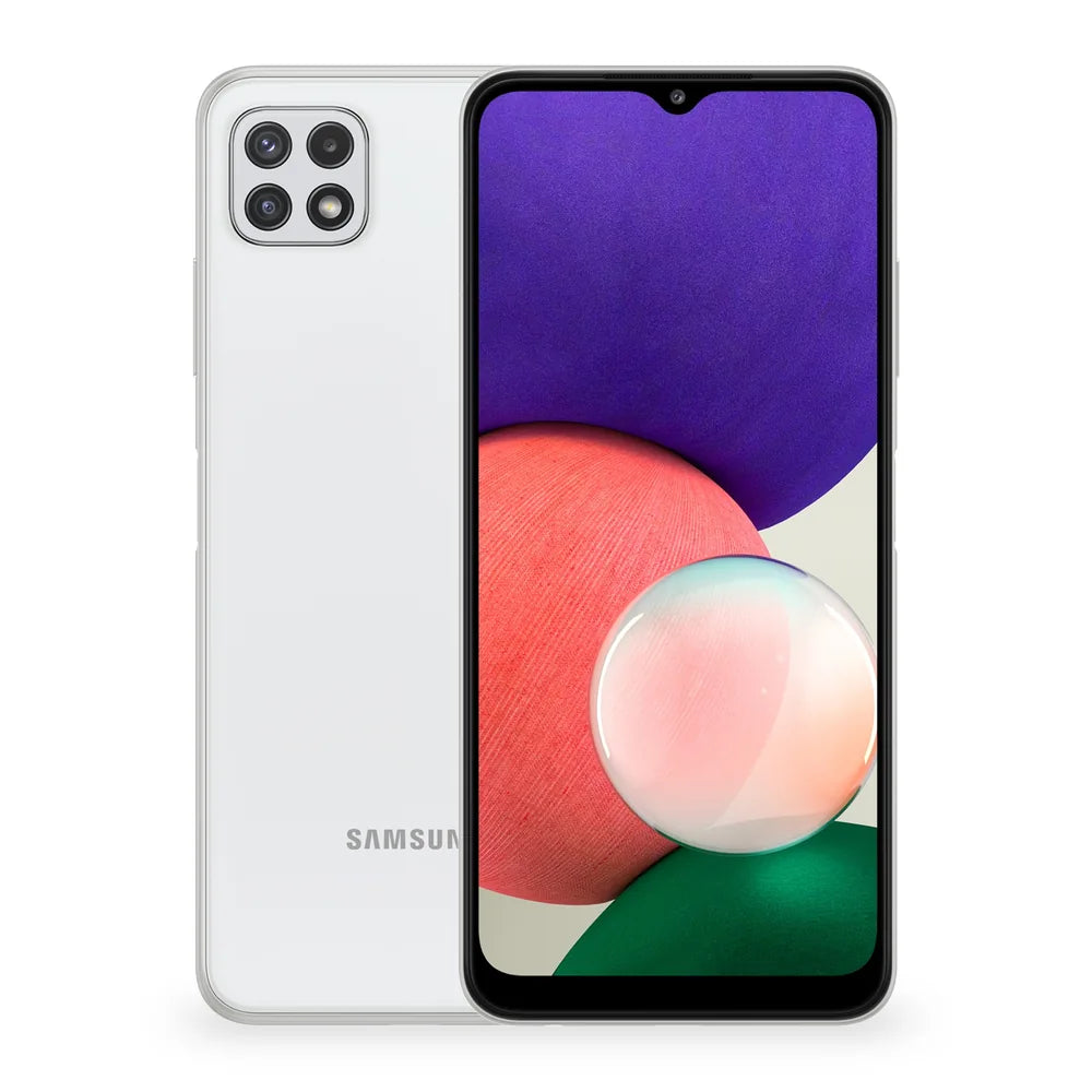 Samsung Galaxy A22 5G White Version Acabada Portada