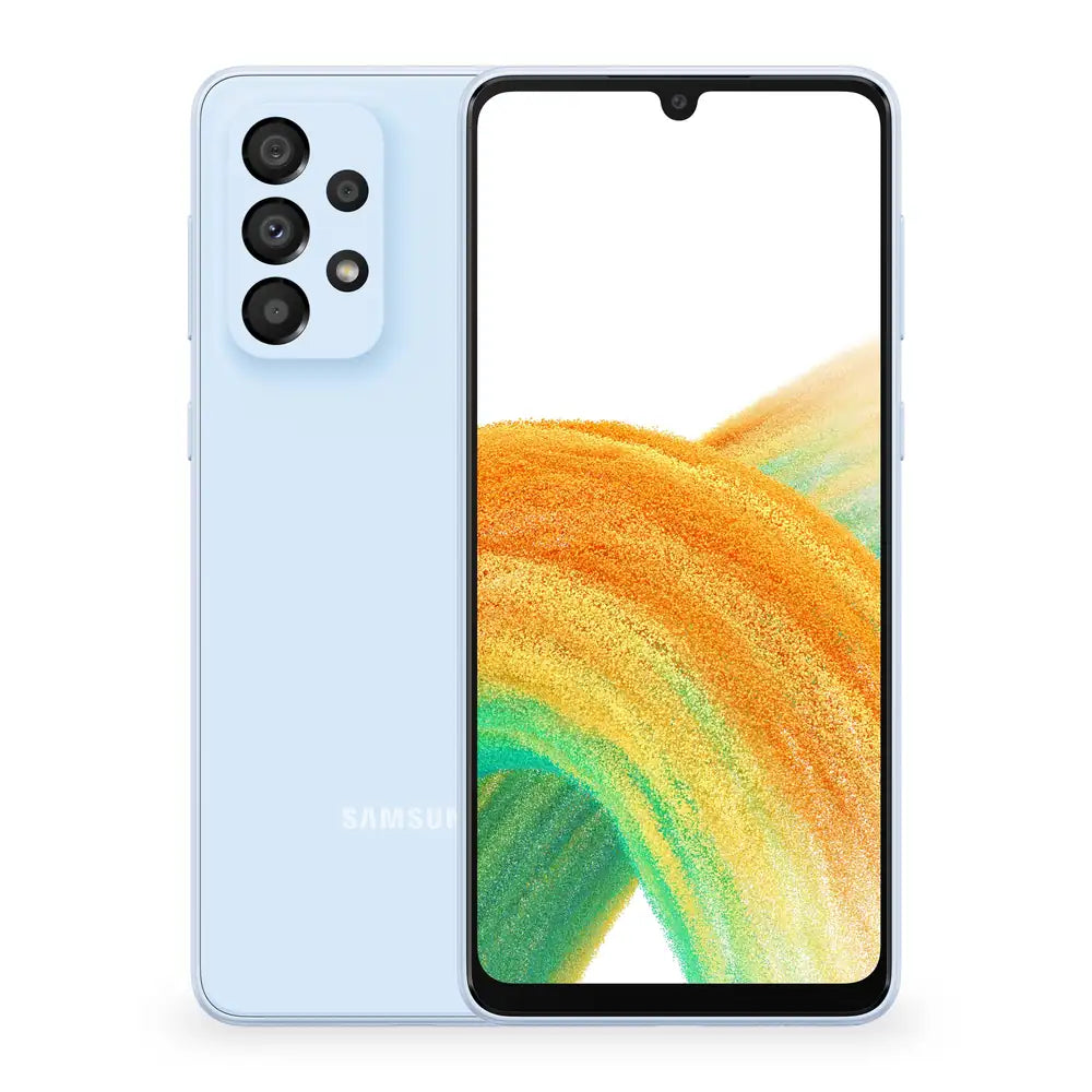 Samsung Galaxy A33 5G Awesome Blue Version Acabada Portada