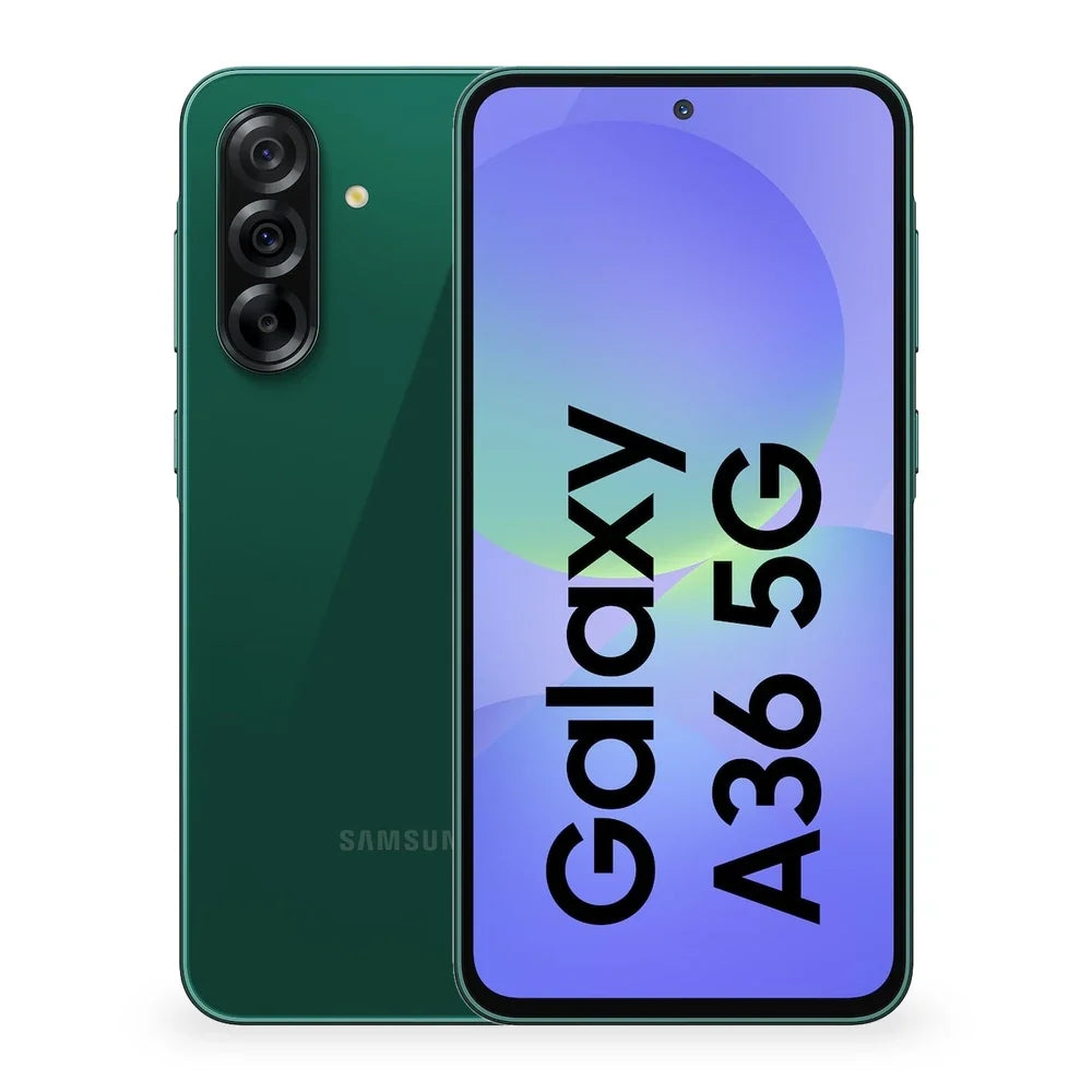 Samsung Galaxy A36 5G Awesome Emerald Green Version Acabada Portada