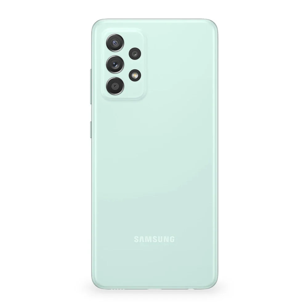 Samsung Galaxy A52s 5G Awesome Mint Version Acabada Trasera