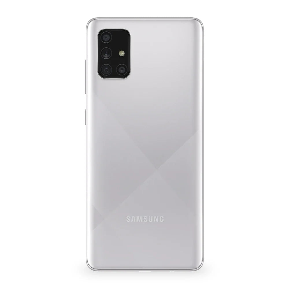 Samsung Galaxy A71 Prism Crush Silver Version Acabada Trasera