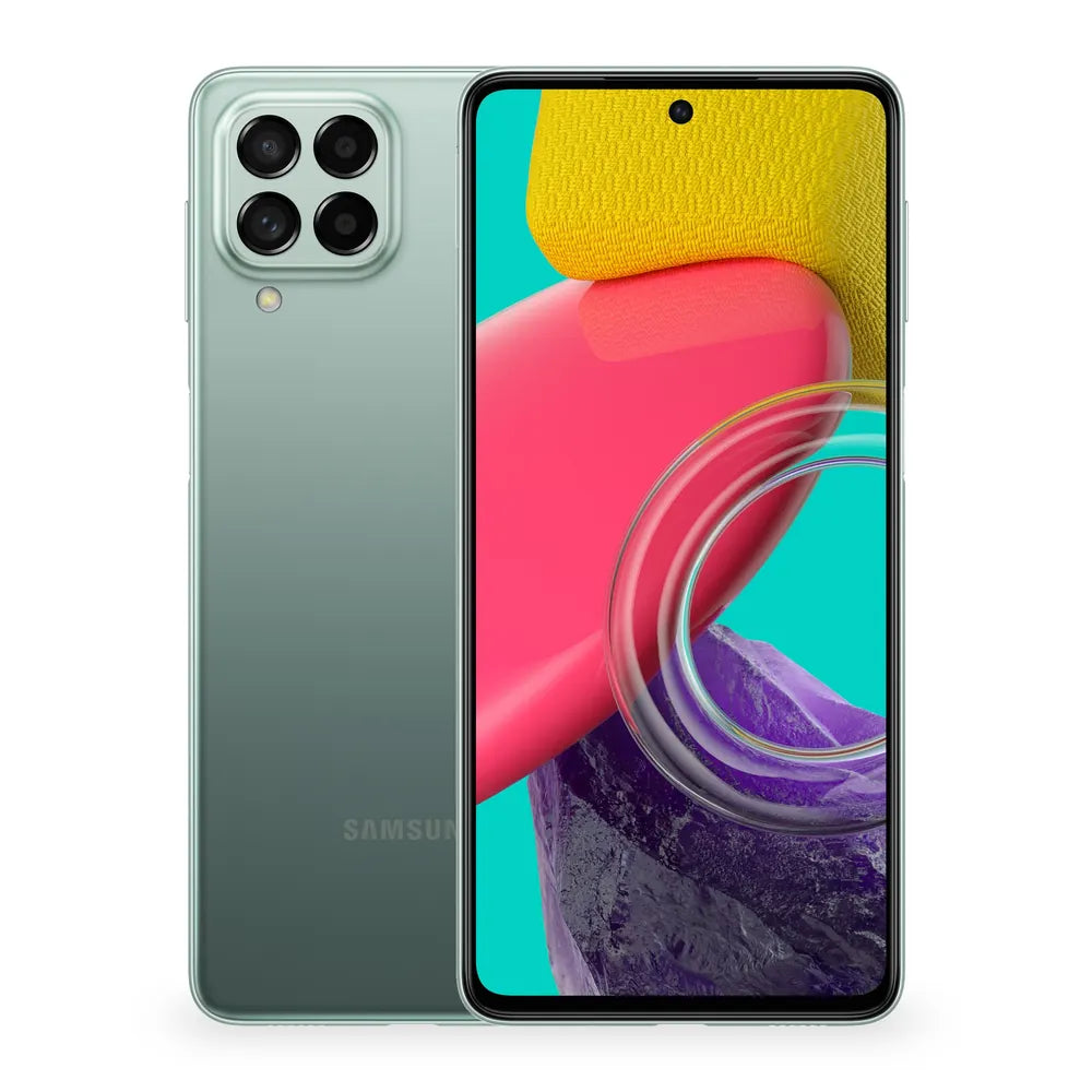 Samsung Galaxy M53 5G Green Version Acabada Portada