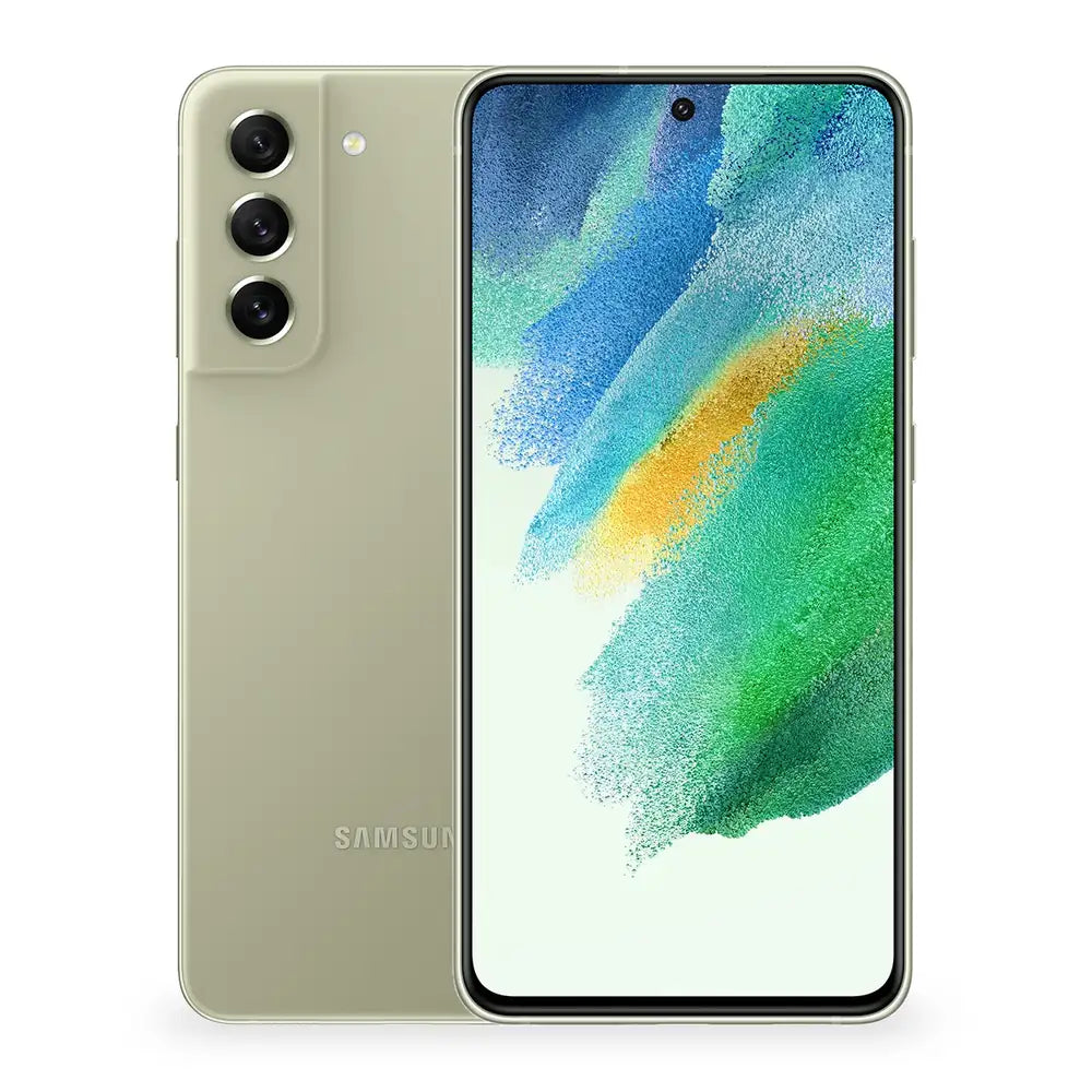 Samsung Galaxy S21 FE 5G Olive Version Acabada Portada