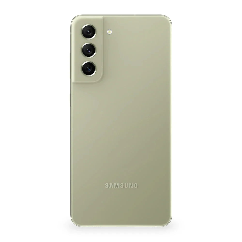 Samsung Galaxy S21 FE 5G Olive Version Acabada Trasera