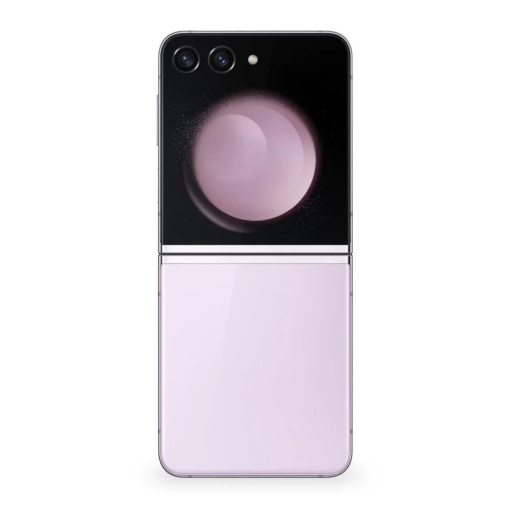 Samsung Galaxy Z Flip5 Lavender Version Acabada Trasera