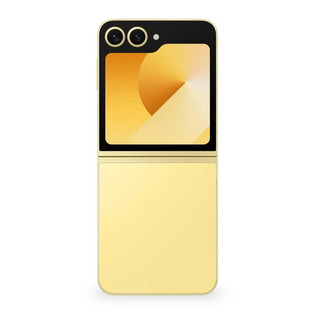 Samsung Galaxy Z Flip6 Yellow Version Acabada Trasera