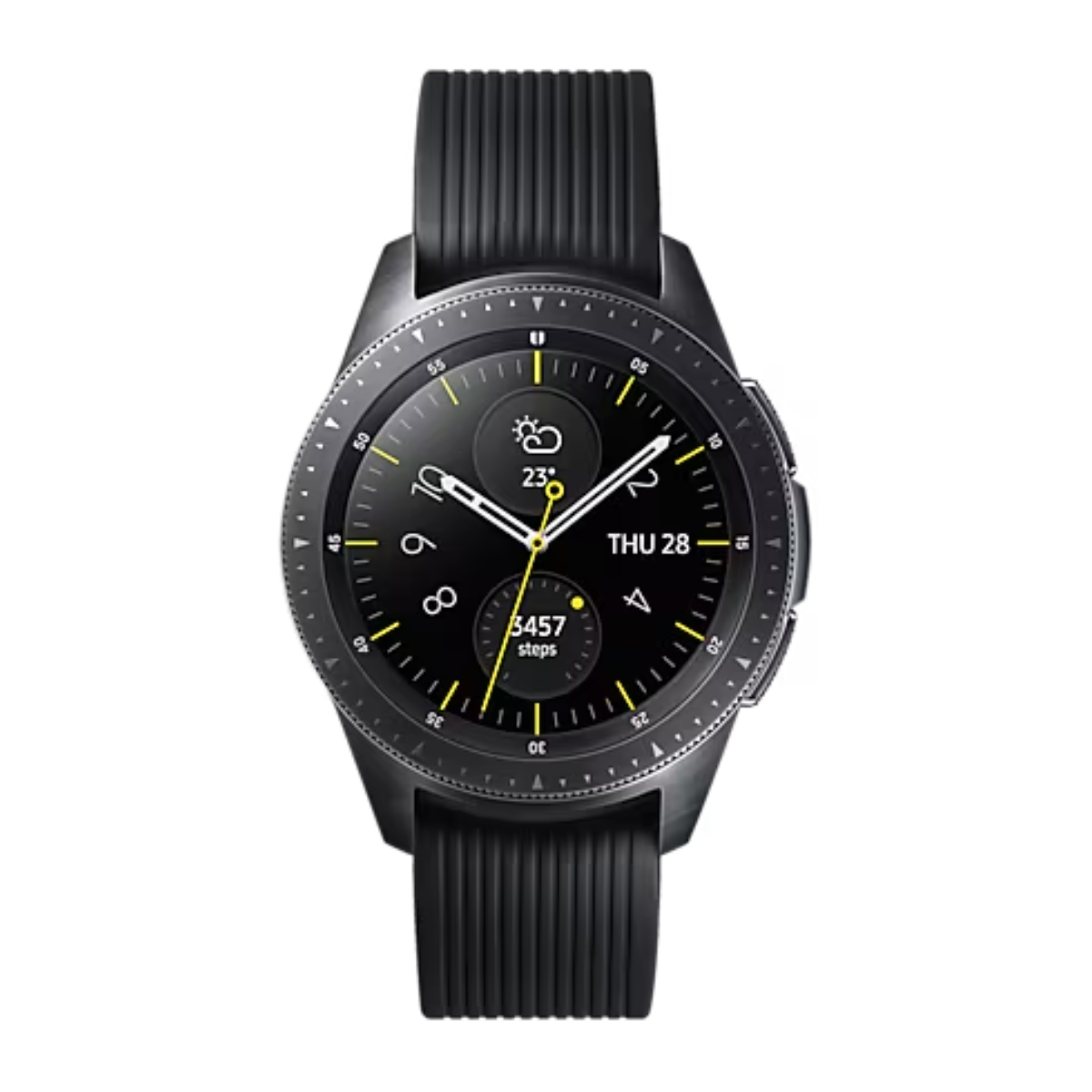 Samsung Galaxy Watch (Bluetooth, 42MM) Aluminio Negro Reacondicionado