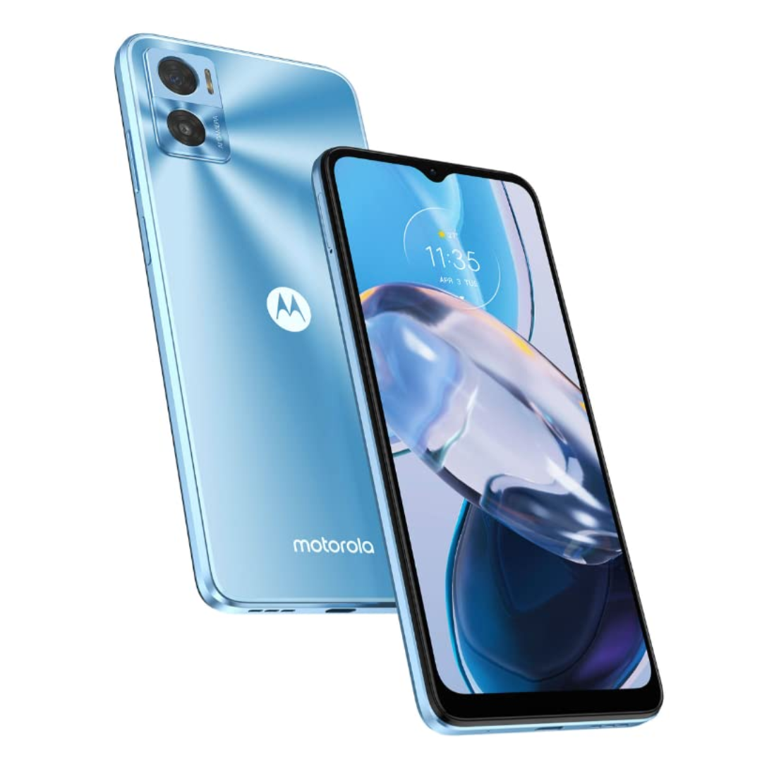 Motorola E22 32GB Azul Reacondicionado
