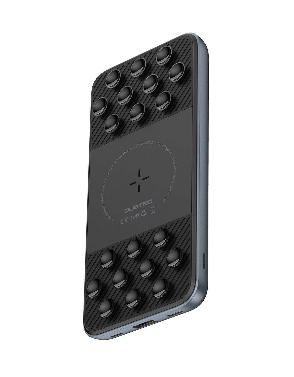 Bateria externa inalámbrica PB 10.000 mAh Carga Rapida PD Dusted negro - Reuse Chile