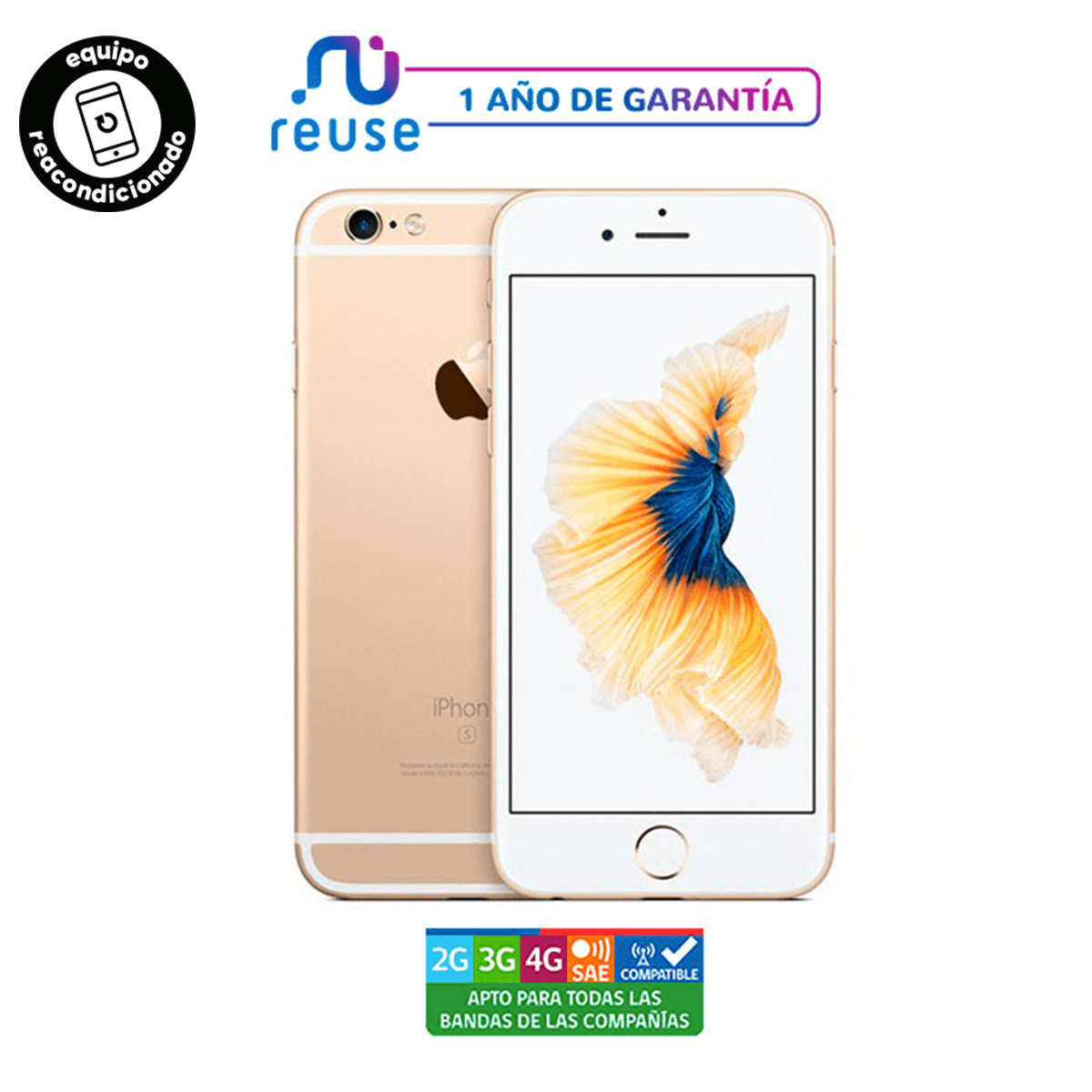 Apple iPhone 6S 64GB Oro - Reuse Chile