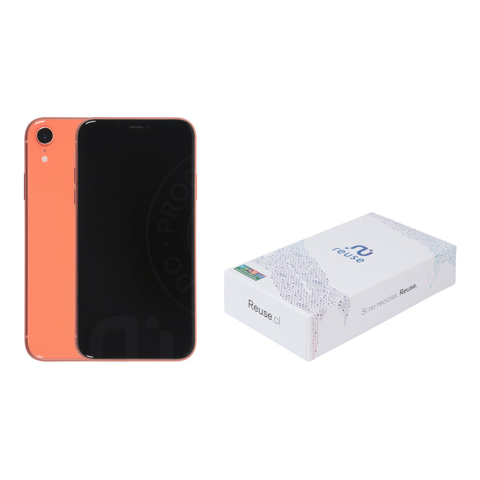 Apple Iphone XR 128gb Coral Reacondicionado Grado A 24 meses de Garantía Reuse México