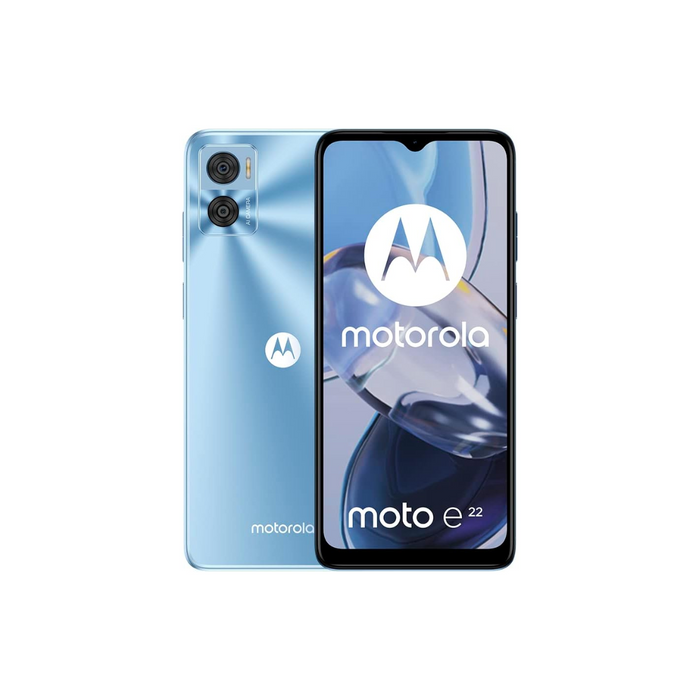Motorola E22 64GB Azul Reacondicionado Reuse México