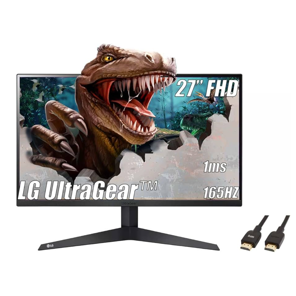 LG Monitor Gaming UltraGear™ 27" Full HD IPS 165Hz Negro Reacondicionado