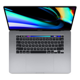 Apple MacBook Pro 16" Core i7 2.6 16GB RAM 512GB SSD (2019) Gris Reacondicionado