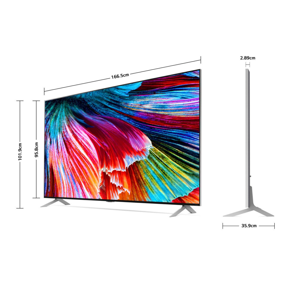 LG QNED99 75″ 8K MiniLED Smart TV con ThinQ AI Reacondicionado