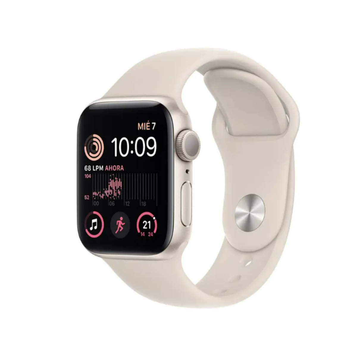 Apple Watch SE (2nd Gen) Aluminio (44mm) Blanco Reacondicionado