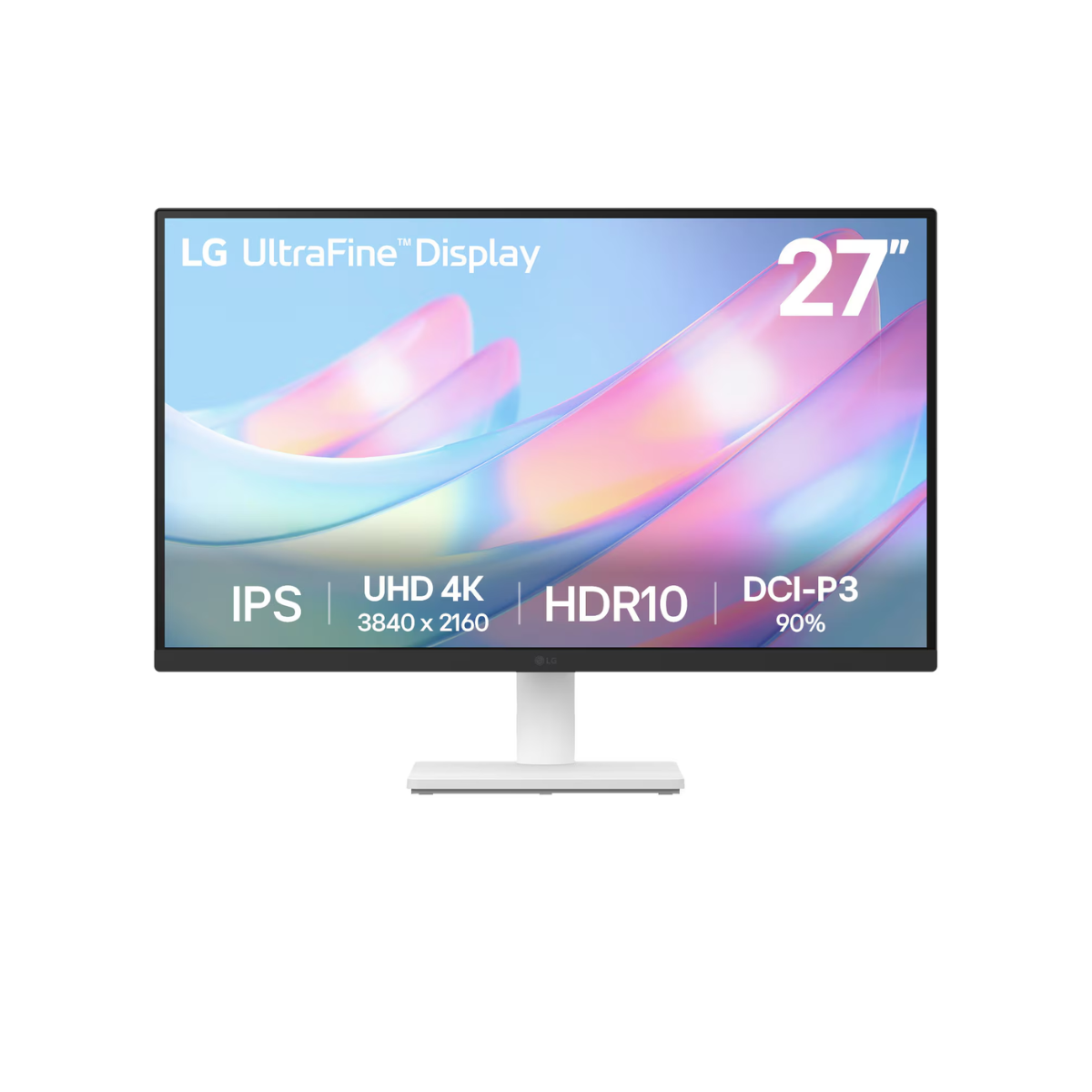 LG Monitor 27" 4K UHD IPS Ergo Blanco Reacondicionado