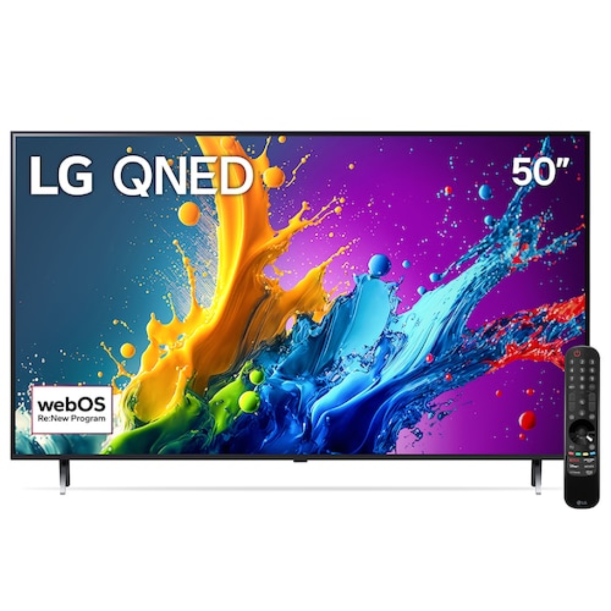 LG Smart TV 50" 4K UHD QNED80 ThinQ AI Negro Reacondicionado