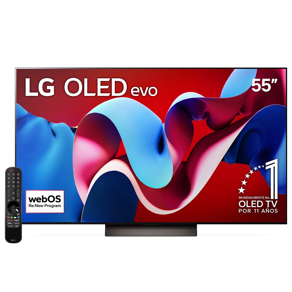 LG Smart TV 55" 4K UHD OLED  C4 Negro Reacondicionado
