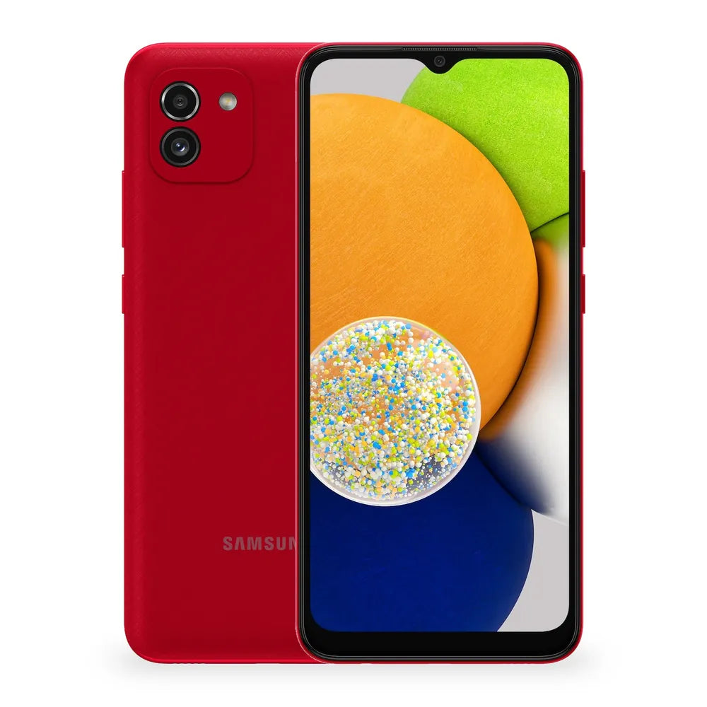 Samsung Galaxy A03 Red Version Acabada Portada