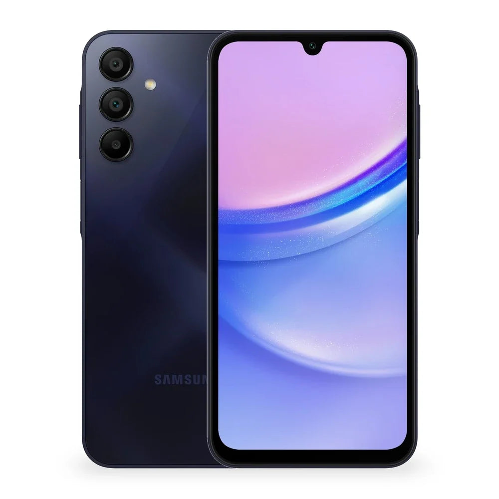 Samsung Galaxy A15 Blue Black Version Acabada Portada