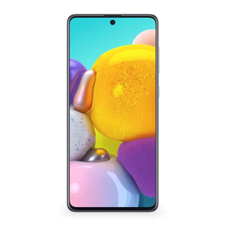 Samsung Galaxy A71 Haze Crush Silver Version Acabada Frontal