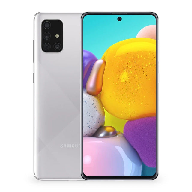 Samsung Galaxy A71 Haze Crush Silver Version Acabada Portada