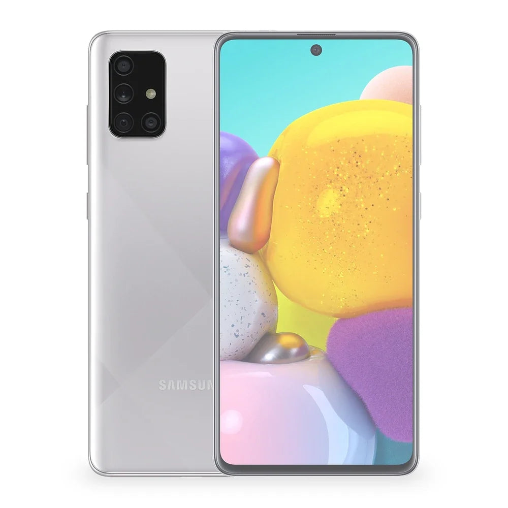 Samsung Galaxy A71 Prism Crush Silver Version Acabada Portada