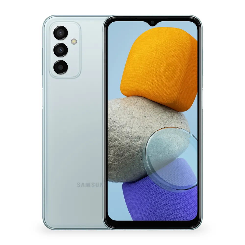Samsung Galaxy M23 5G Light Blue Version Acabada Portada