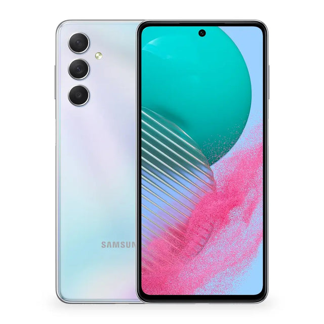 Samsung Galaxy M54 5G Silver Version Acabada Portada