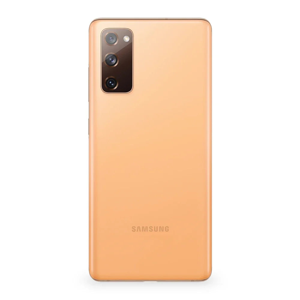 Samsung Galaxy S20 FE Cloud Orange Version Acabada Trasera
