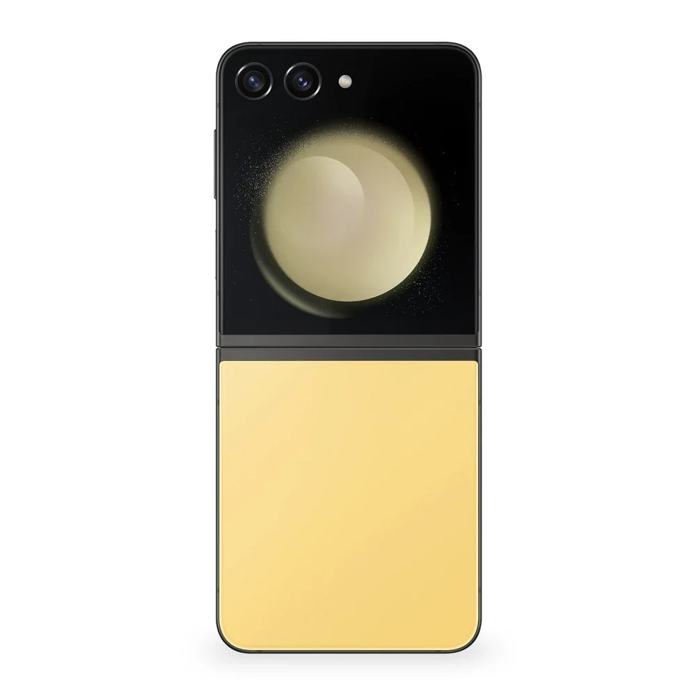 Samsung Galaxy Z Flip5 Yellow Version Acabada Trasera