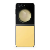 Samsung Galaxy Z Flip5 Yellow Version Acabada Trasera