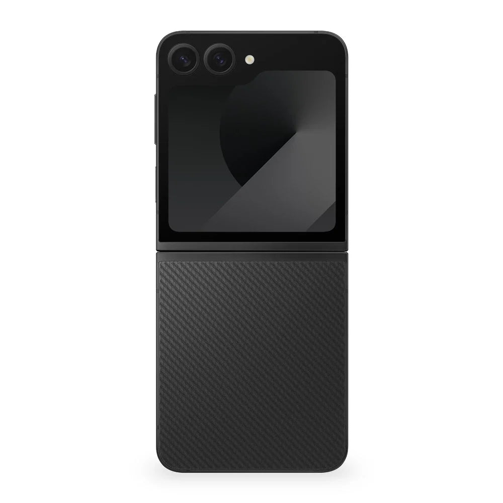 Samsung Galaxy Z Flip6 Crafted Black Version Acabada Trasera