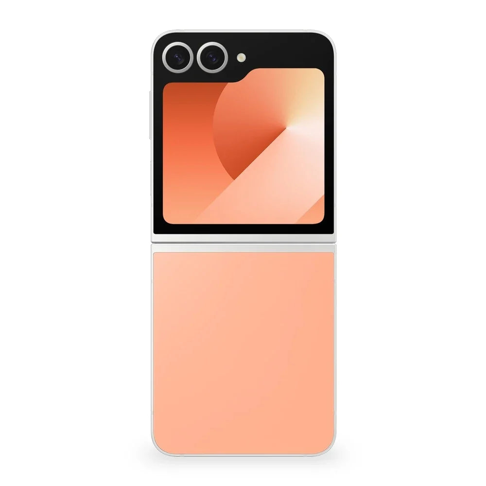 Samsung Galaxy Z Flip6 Peach Version Acabada Trasera