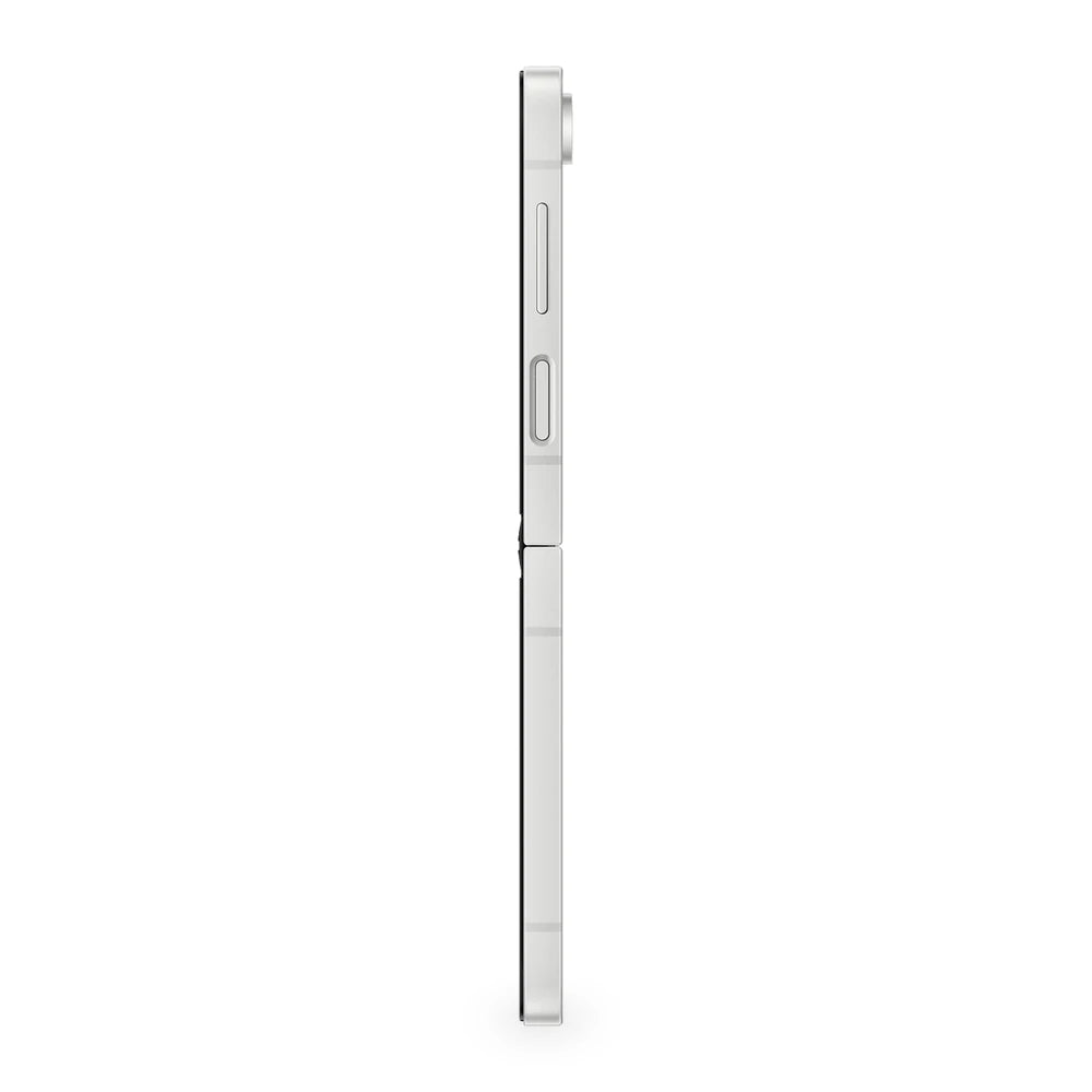 Samsung Galaxy Z Flip6 White Version Acabada Lateral