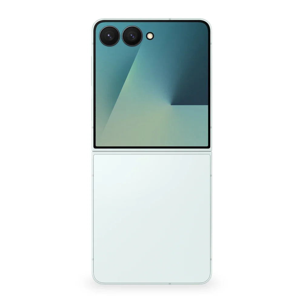 Samsung Galaxy Z Flip7 Mint Version Acabada Trasera