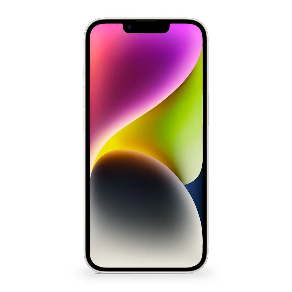 iPhone 14 Starlight Frontal #color_starlight