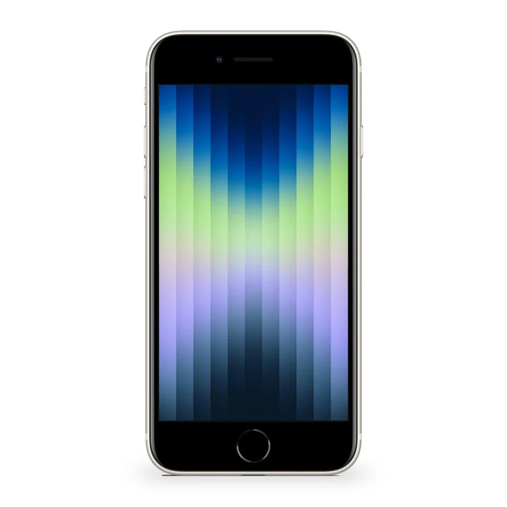 iPhone SE (3rd Gen) Starlight Frontal #color_starlight