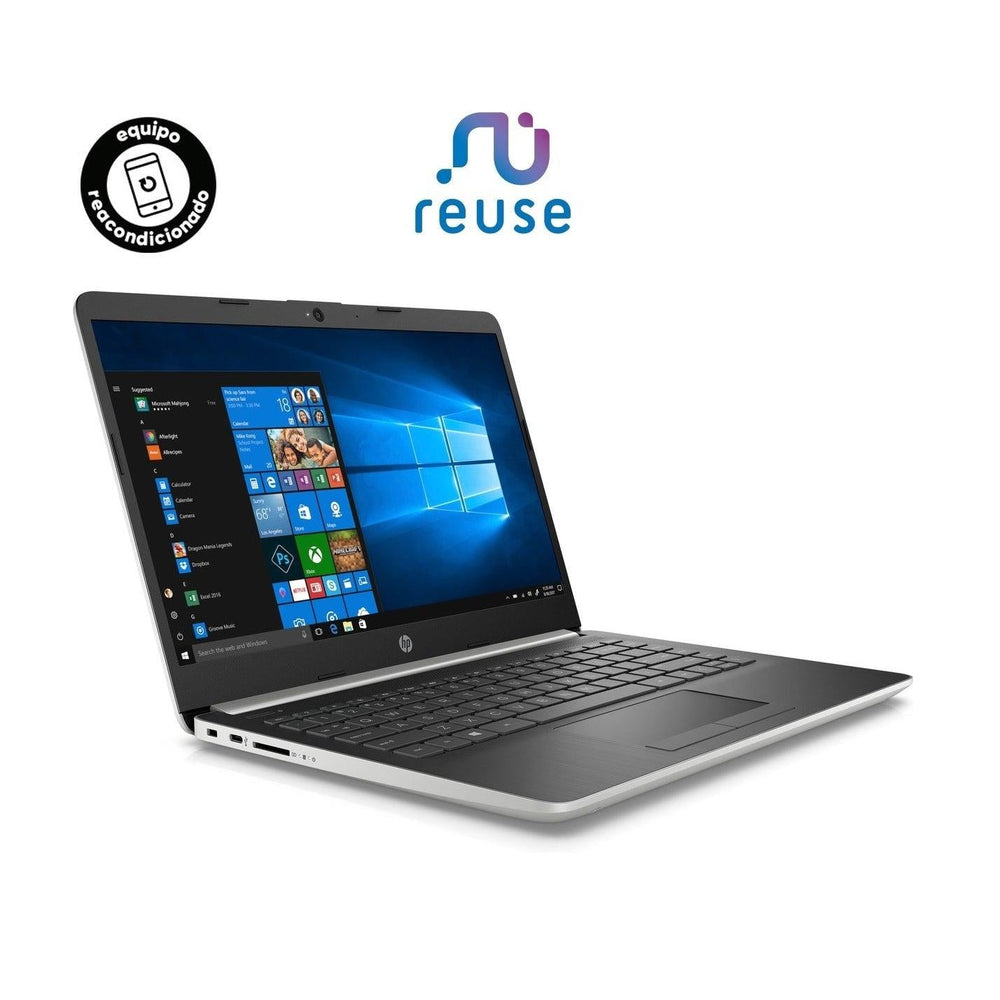 HP 14-cf0012dx Ash Silver / Pentium Gold 4417U 2,3GHz Dual-Core / 4GB RAM / 128GB SSD - Reuse Chile