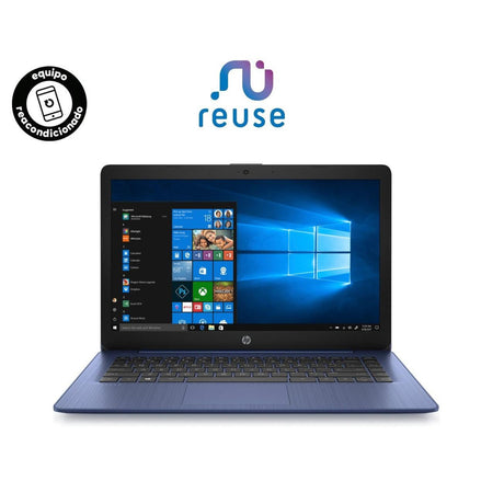 HP Stream 14" Azul / A4-9120e Dual-Core 1.5GHZ/2.2GHZ / 4GB RAM / 64GB - Reuse Chile