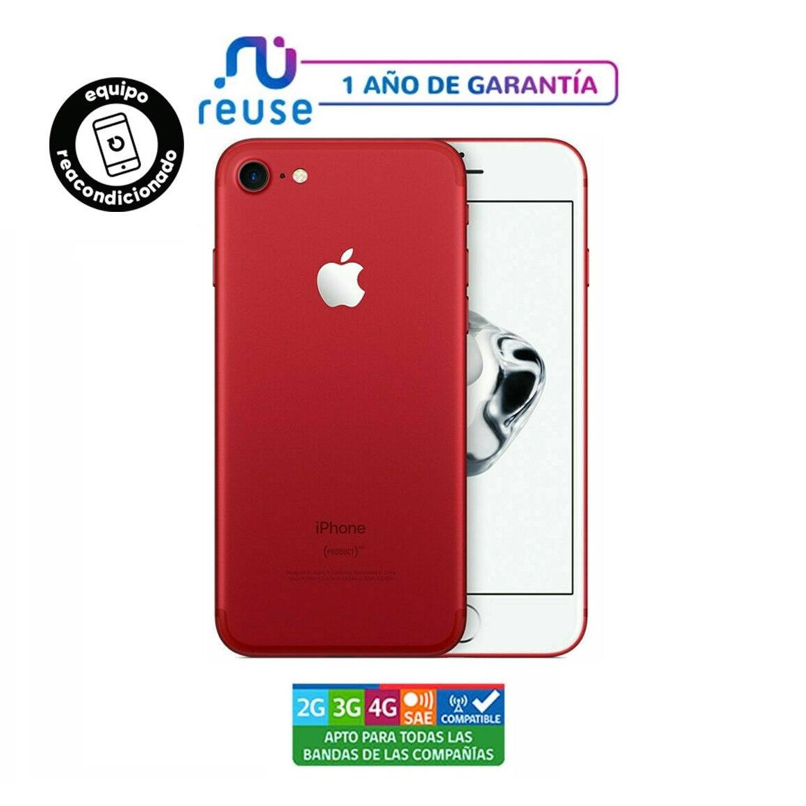 Apple iPhone 7 128GB Rojo Reacondicionado – Reuse México
