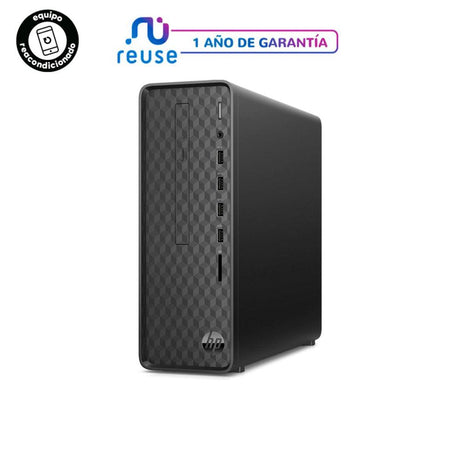 HP DESKTOP SLIM S01-pF0115t  Intel Pentium Gold G5420  8GB RAM  1TB 128GB SSD Reacondicionado - Reuse Chile