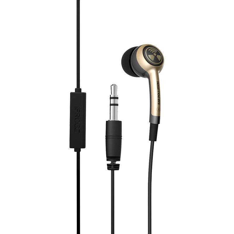 Audífonos In-Ear iFrogz EarPollution Plugz / Dorado - Reuse Chile